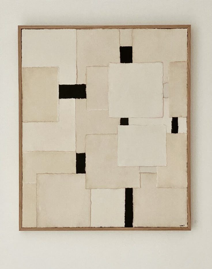 Abstract Block Wall Art