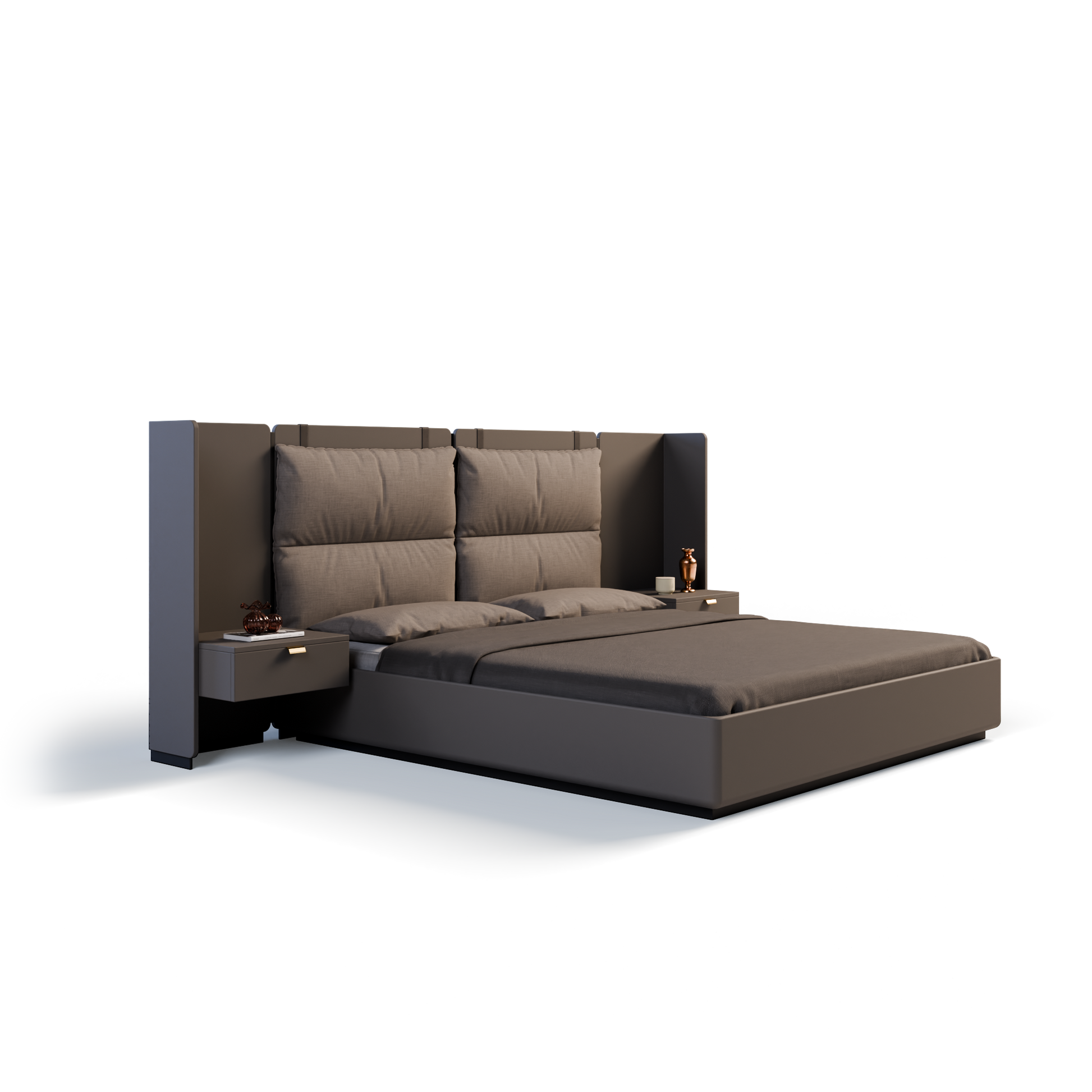 Vitti Estrella Bed in Black Blue | Luxury Furniture India