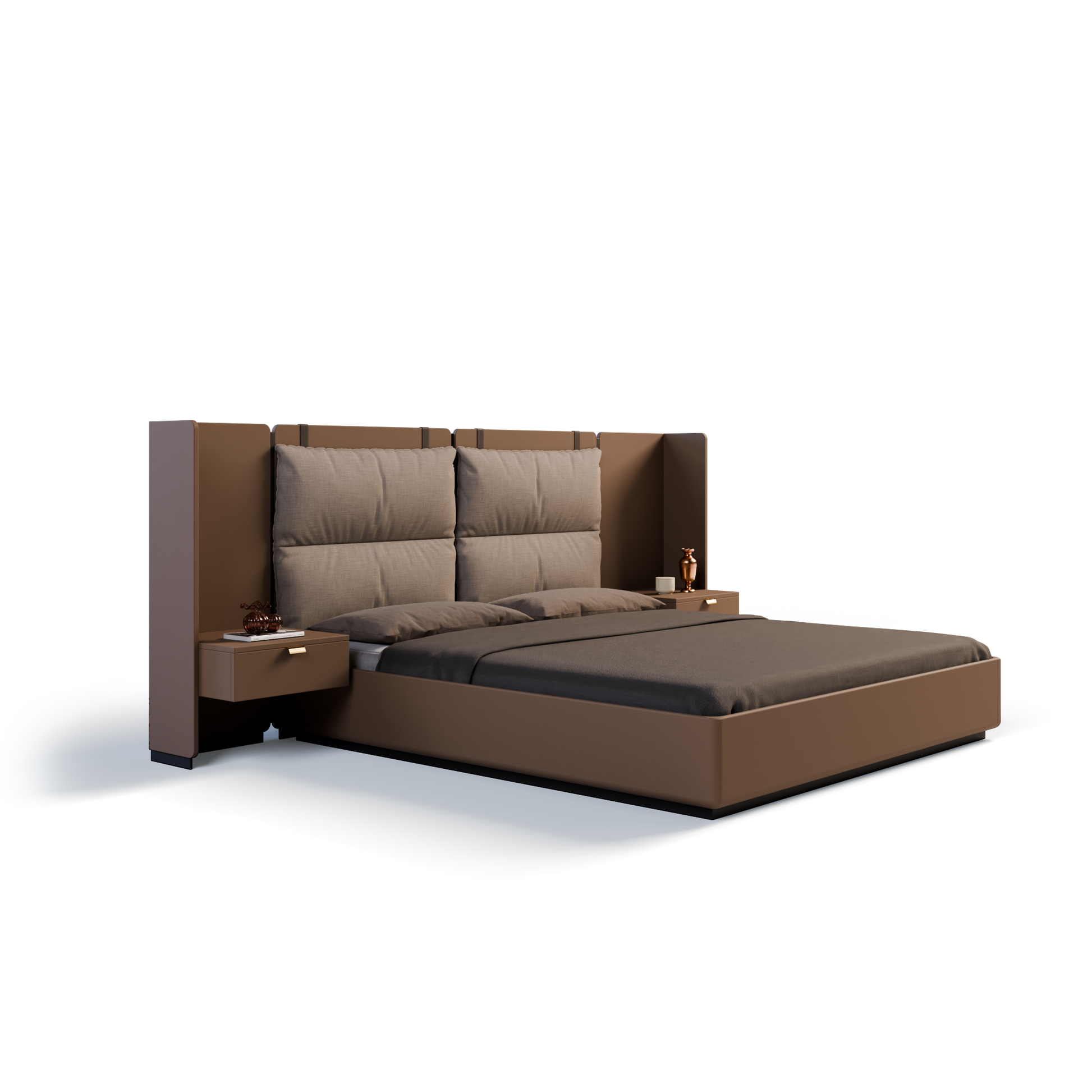 Vitti Estrella Bed in Gray 1 | Luxury Furniture India