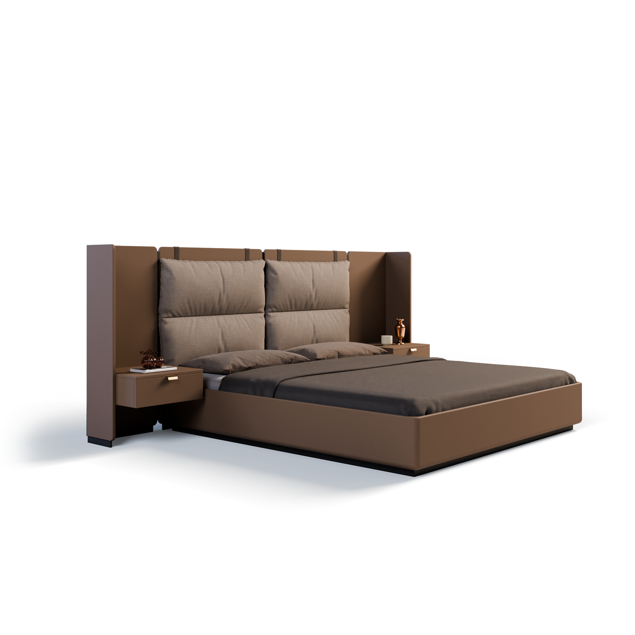 Vitti Estrella Bed in Gray 1 | Luxury Furniture India