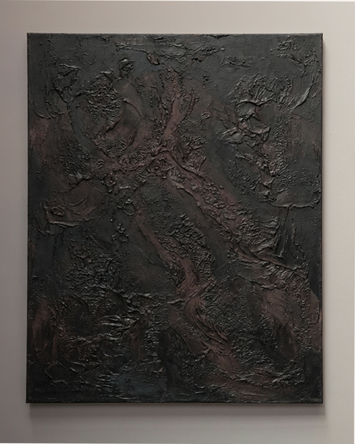 Textured Copper Abstract Art