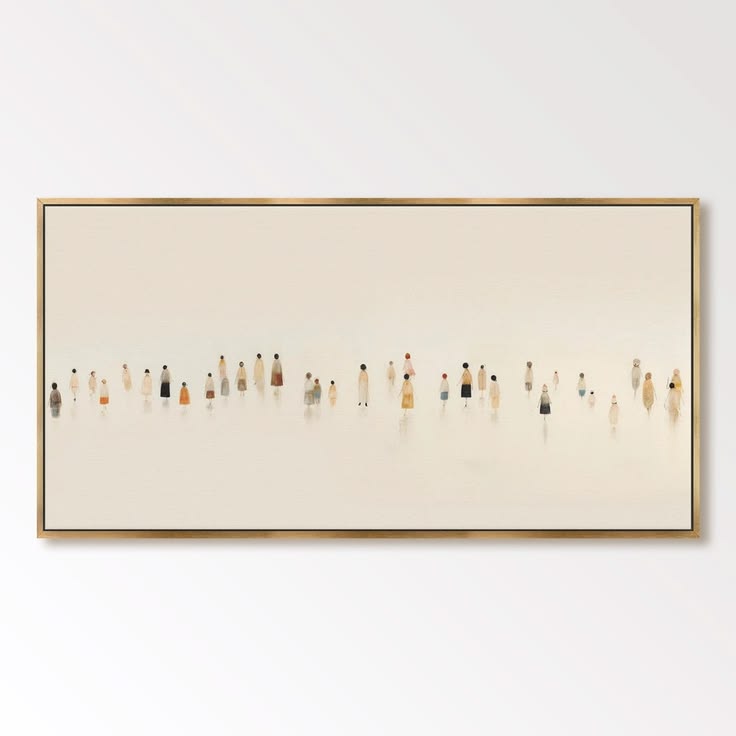 Walking Figures Canvas Art